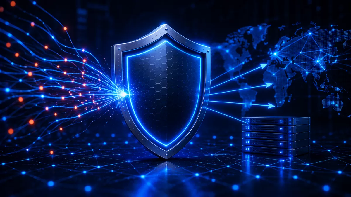 Moderne digitale Infrastruktur mit Sicherheit, Netzwerk und zuverlässigem Betrieb