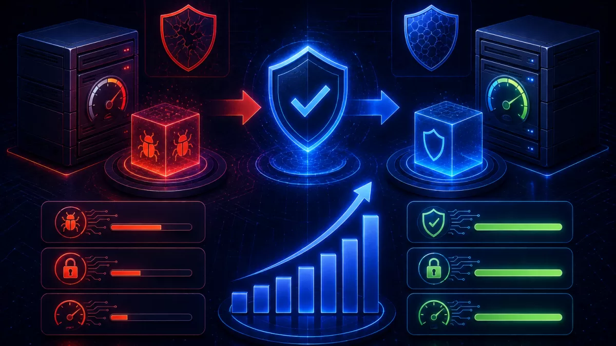 Moderne digitale Infrastruktur mit Sicherheit, Netzwerk und zuverlässigem Betrieb